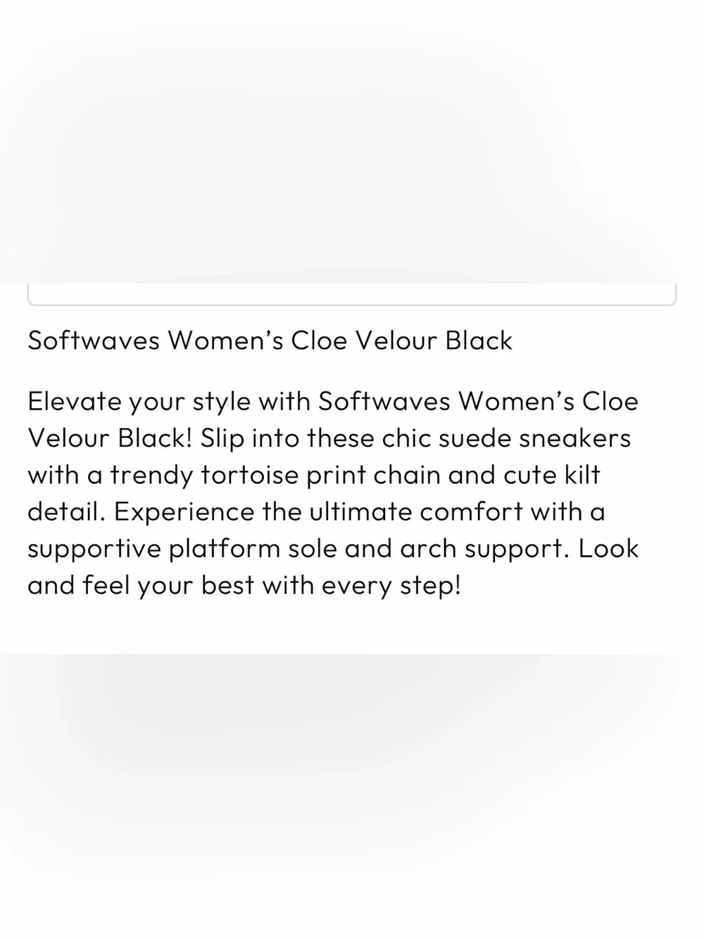 SOFTWAVES WOMEN’S CLOE VELOUR BLACK 37